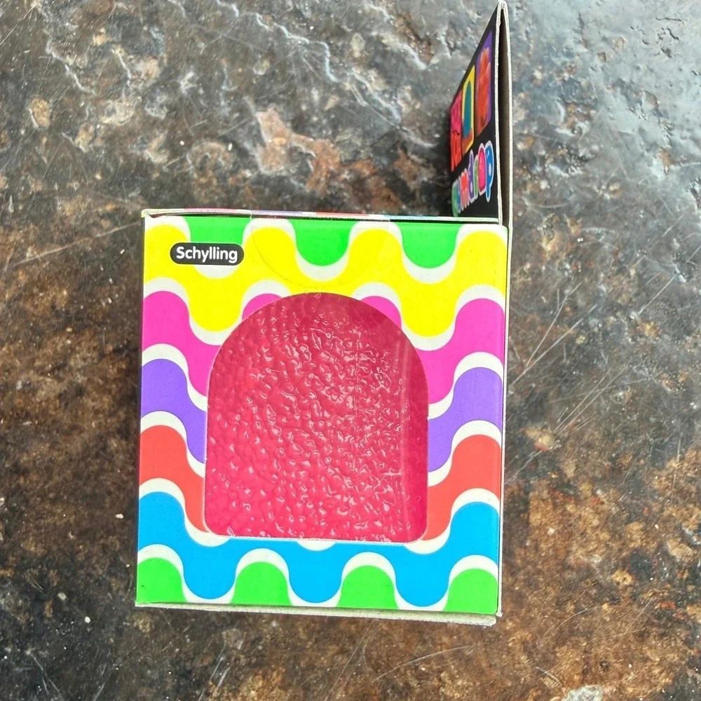 NeeDoh Gumdrop Fidget Toy Nee Doh Super Solid Squish Sensory Stress Pink NWT - Picture 2 of 5